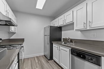 The alexandar apartments in santa rosa, california kitchen with dishwasher